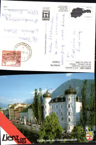 716010 Lienz Osttirol Ansicht aus der Dolomitenstadt Rathaus