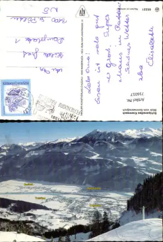 716017 Kramsach Blick vom Sonnwendjoch Winteransicht Rattenberg Radfeld