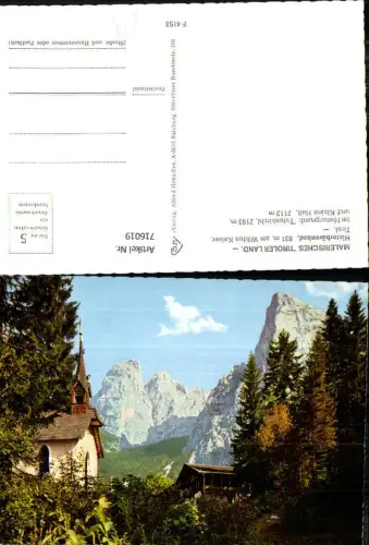 716019 Hinterbärenbad am Wilden Kaiser Totenkirchl u. Kleine Halt b. Kufstein