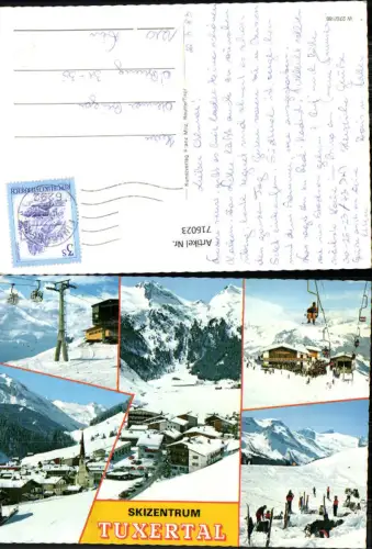 716023 Mehrbild AK Tuxertal Finkenberg Wintersport Bergstation Seilbahn Gondel