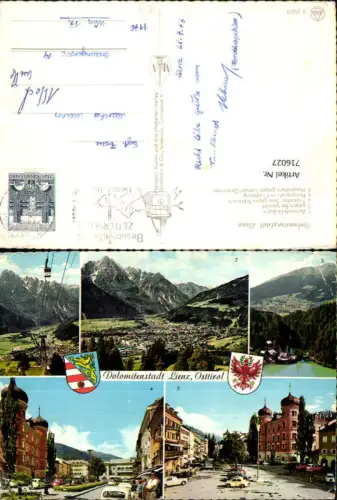 716027 Mehrbild AK Lienz Zettersfeld-Bahn Hauptplatz Liebburg Tristacher See
