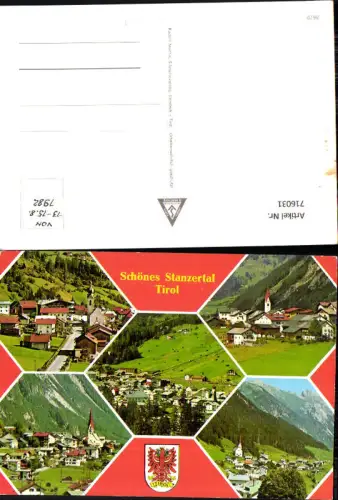 716031 Mehrbild AK Stanzertal Tirol Ansichten St Anton am Arlberg