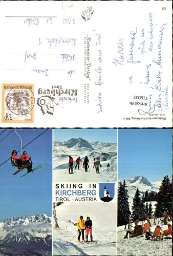 716032 Mehrbild AK Kirchberg in Tirol Wintersport Skilift
