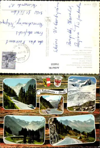 716033 Mehrbild AK Felbertauernstraße Virgen Osttirol Schlatenkees Nordrampe Südrampe