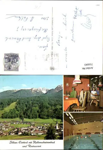 716043 Mehrbild AK Sillian Osttirol Restaurant Hallenbad
