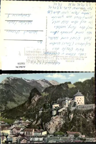 716216 Kufstein mit Feste Geroldseck u. Kaisergebirge