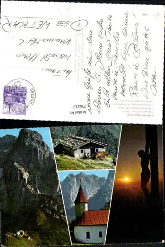 716217 Mehrbild AK Im Wilden Kaiser Stripsenjochhaus Hinterkaiserfelden-Alm Antoniuskapelle Kirchdorf in Tirol
