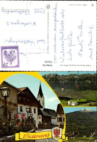 716223 Mehrbild AK Sistrans b. Innsbruck Kirche Sessellift Ansicht