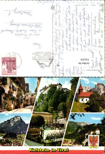 716224 Mehrbild AK Kufstein in Tirol Auracher Löchl Antoniuskapelle Festung