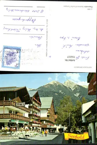 716227 Seefeld in Tirol Ortsmotiv Reklame Adeg