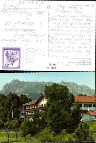 716232 Kössen Erholungsheim d. Tiroler Gebietskrankenkasse Blick auf Zahmen Kaiser