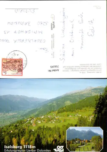 716245 Mehrbild AK Iselsberg Iselsberg-Pass mit Blick auf Lienz Dolomiten
