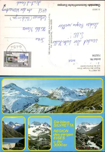 716256 Mehrbild AK Silvretta Obervermunt Partenen Stausee Bergsee Gaschurn
