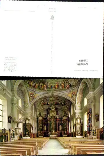 716283 Foto AK Neustift im Stubaital Pfarrkirche Inneres Altar
