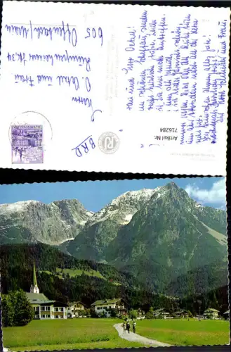 716284 Scheffau am Wilden Kaiser Ansicht mit Kirche Wandern