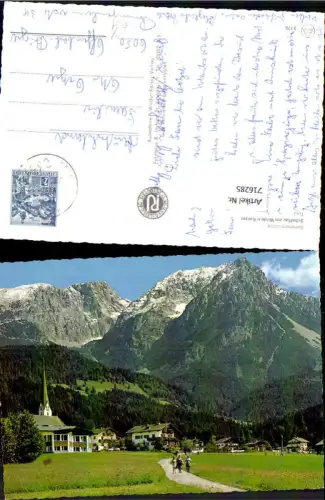 716285 Scheffau am Wilden Kaiser Ansicht mit Kirche Wandern