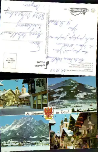 716293 Mehrbild AK St Johann in Tirol Ortsmotiv Ansichten im Winter