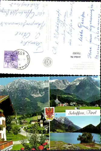 716302 Mehrbild AK Scheffau am Wilden Kaiser Hintersteinersee