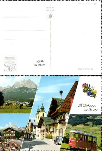 716304 Mehrbild AK St Johann in Tirol Ortsmotiv Bergbahn Ansicht