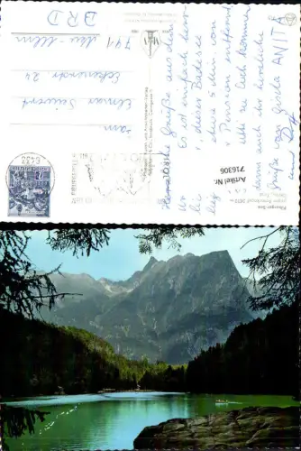 716306 Foto AK Piburgersee geg. Acherkogel Ötztal Oetz