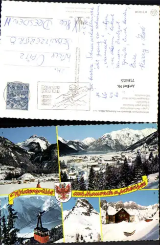 716315 Mehrbild AK Maurach am Achensee Seilbahn Gondel Wintersport Rofanbahn Erfurterhütte
