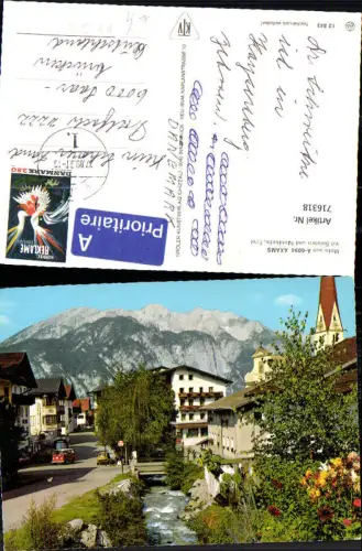 716318 Motiv aus Axams mit Solstein u. Nordkette Tirol VW Bully