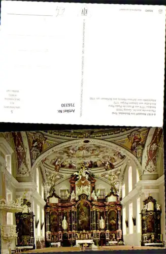 716330 Neustift im Stubaital Pfarrkirche zum hl. Georg Altar Inneres