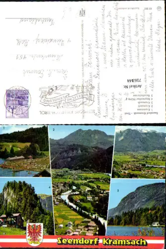 716344 Mehrbild AK Kramsach Tirol Krummsee Bayreuther Hütte Reintalersee