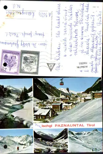 716351 Mehrbild AK Ischgl Paznauntal Wintersport Seilbahn Gondel