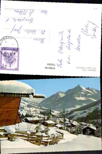 716354 Alpbach in Tirol Blick geg. Galtenberg Winteransicht