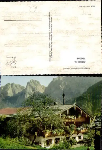 716398 Ebbs Hinterkaiserhof im Kaisertal