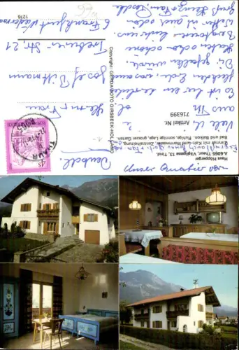 716399 Mehrbild AK Thaur Haus Höpperger Gaststube Zimmer