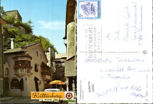 716451 Rattenberg Malerwinkel Burg Auto