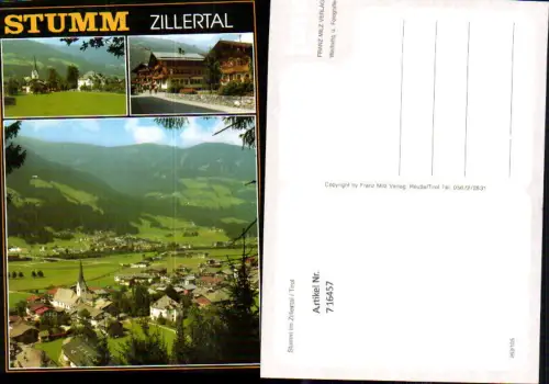 716457 Mehrbild AK Stumm im Zillertal Ortsmotiv Ansicht