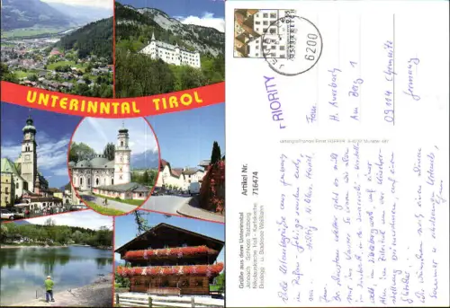 716474 Mehrbild AK Unterinntal Jenbach Schloss Tratzberg Brixlegg Badesee Weißlahn