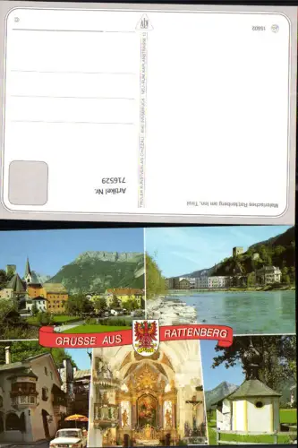 716529 Mehrbild AK Rattenberg am Inn Malerwinkel Kapelle Kirchen Inneres Ansicht