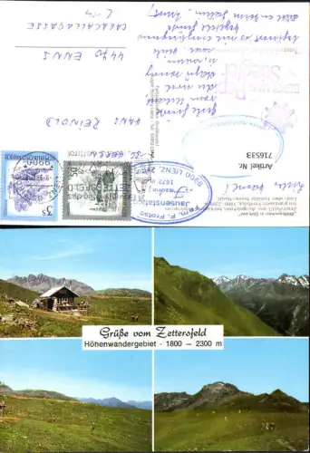 716533 Mehrbild AK Lienz Zettersfeld Höhenwandergebiet Teehütte Steiner-Mandl