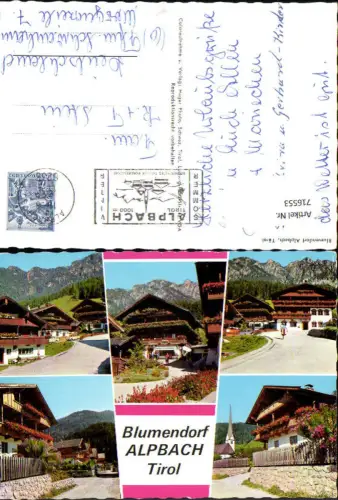 716553 Mehrbild AK Alpbach in Tirol Dorfansichten