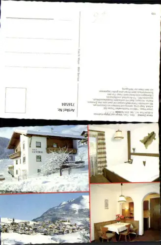716584 Mehrbild AK Fiss Tirol Haus Central Zimmer Winteransichten