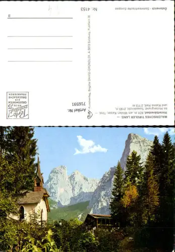 716591 Ebbs Hinterbärenbad am Wilden Kaiser Totenkirchl u. Kleine Halt