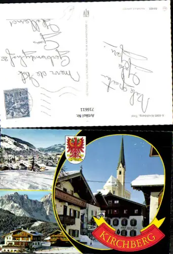 716611 Mehrbild AK Kirchberg in Tirol Ansichten im Winter