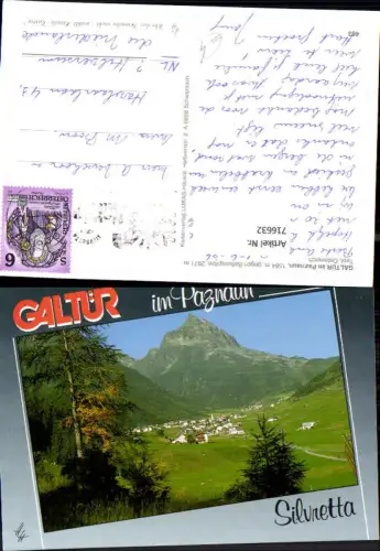 716632 Galtür im Paznaun geg. Ballunspitze Silvretta