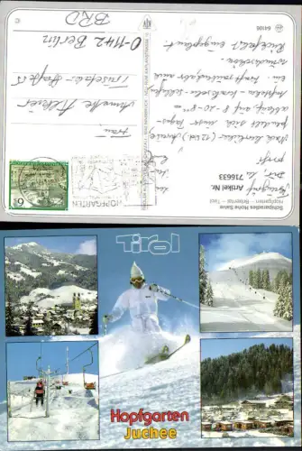 716633 Mehrbild AK Hopfgarten Brixental Hohe Salve Juchee Wintersport Skilift