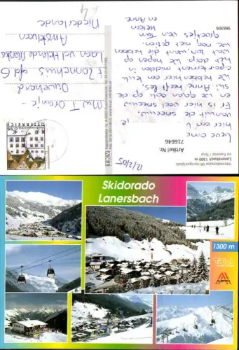 716646 Lanersbach im Tuxertal Wintersport Seilbahn Gondel Skilift