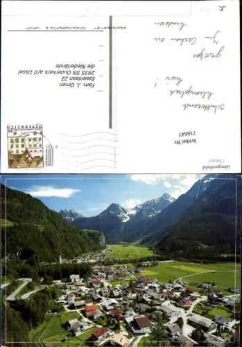 716647 Längenfeld im Ötztal Luftbild Totale