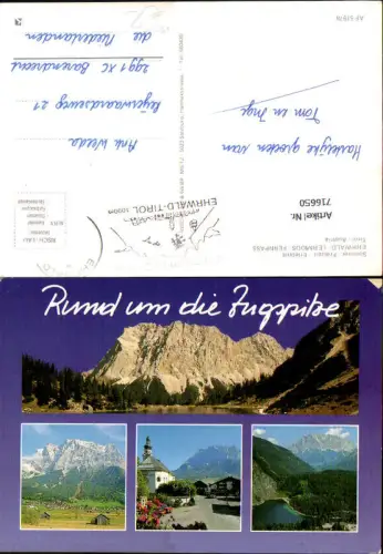 716650 Mehrbild AK Rund um d. Zugspitze Ehrwald Lermoos Fernpass Tirol