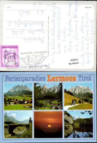 716654 Mehrbild AK Lermoos Tirol Bergkulisse Wandern