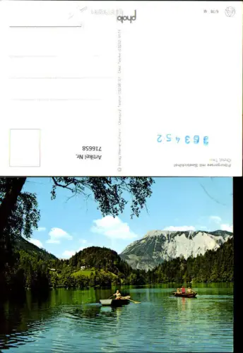716658 Piburgersee bei Oetz mit Seebichlhof Ötztal Ruderboote