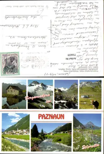 716659 Mehrbild AK Paznaun Friedrichshafner Hütte Wiesbadner Hütte Jamtalhütte Ischgl Mathon Galtür