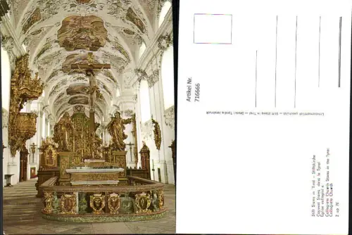 716666 Stift Stams in Tirol Stiftskirche Inneres